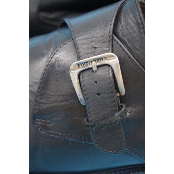 BIRKENSTOCKS FOOTPRINTS CLASSIC BLACK OXFORD MONK STRAP SIZE 45 - Picture 8 of 14